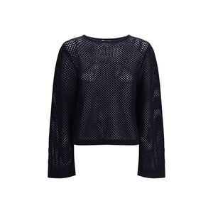 Allude Women Perforated Boatneck Jumper